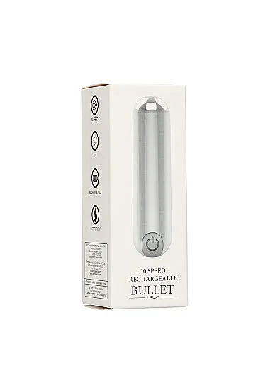 10 Speed Rechargeable Bullet - Silver