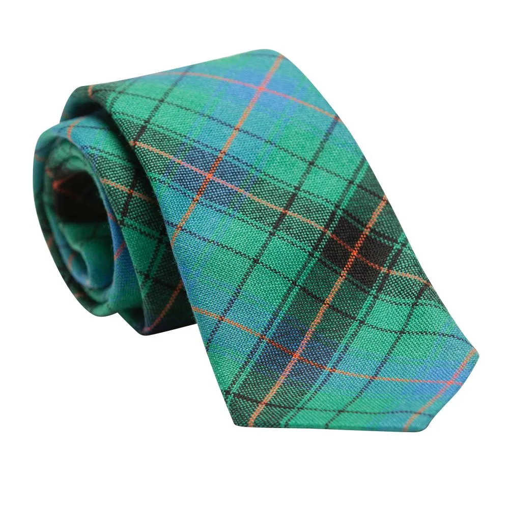 100% Wool Tartan Neck Tie - Davidson Ancient