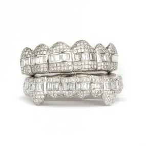 10K Flawless Hybrid Diamond Grillz