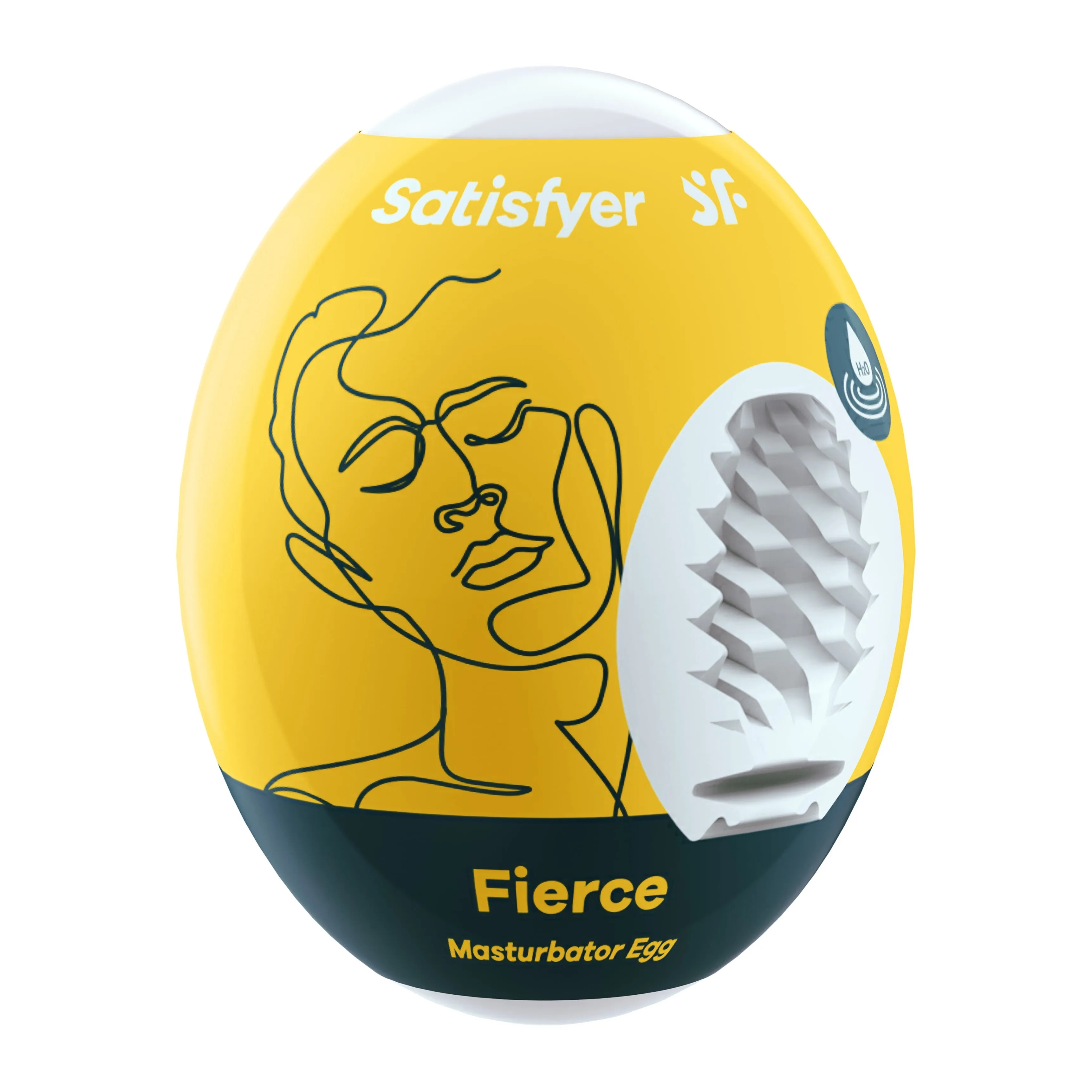 3 Pc Set Masturbator Egg - Fierce - Yellow