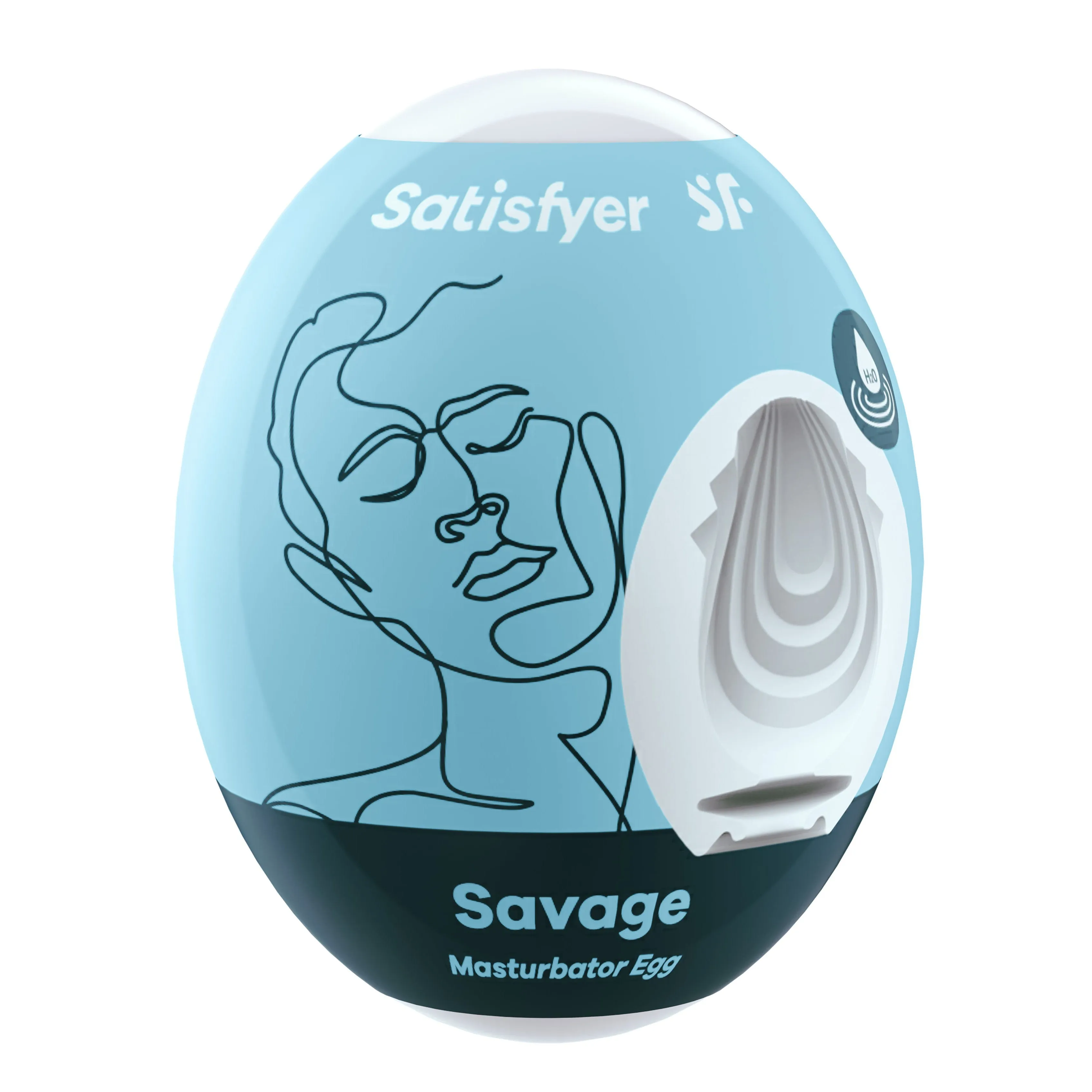 3 Pc Set Masturbator Egg - Savage - Blue