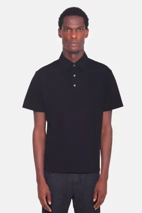 Atlantic SS Pique Polo Black