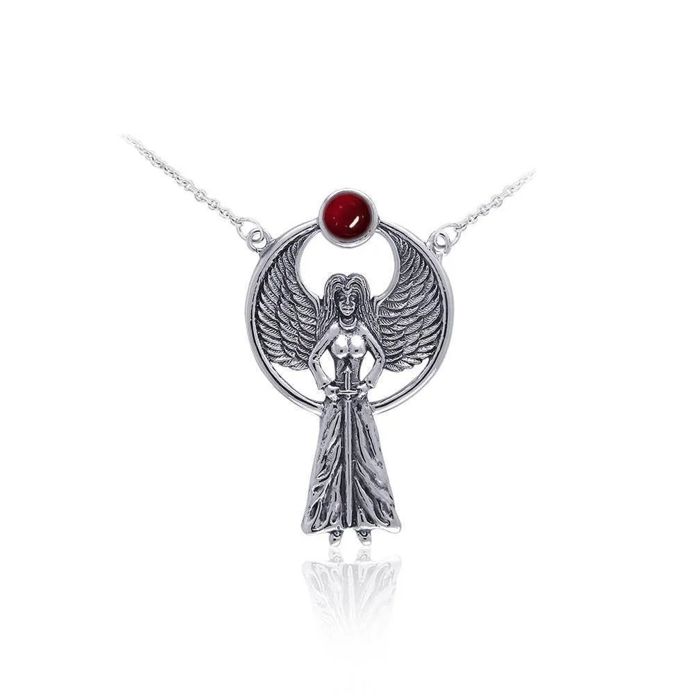 Avenging Angel Silver Necklace TNC010