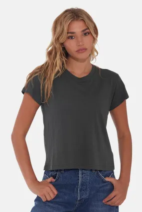 Bebe Lux Tee Dark Green