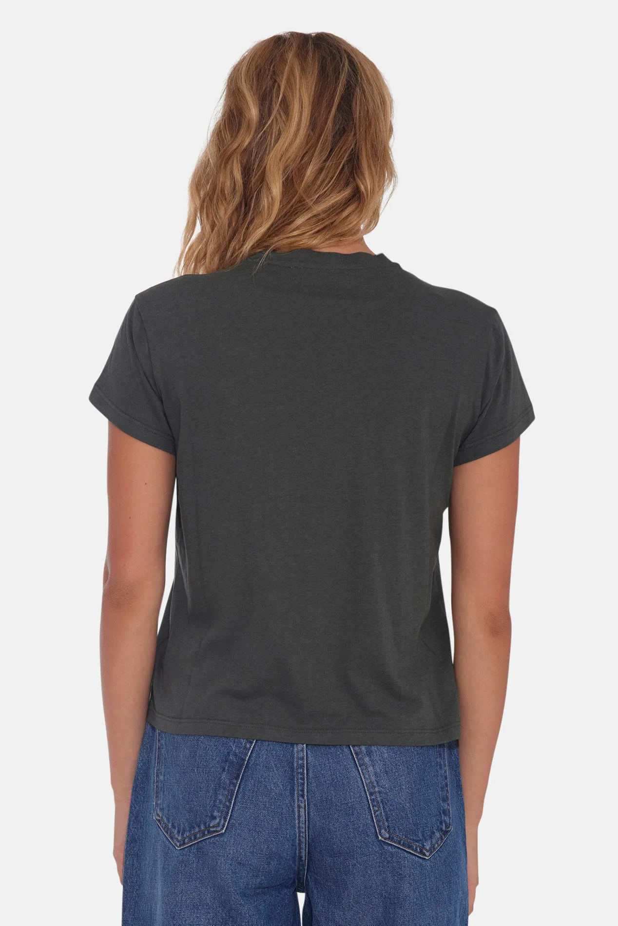 Bebe Lux Tee Dark Green