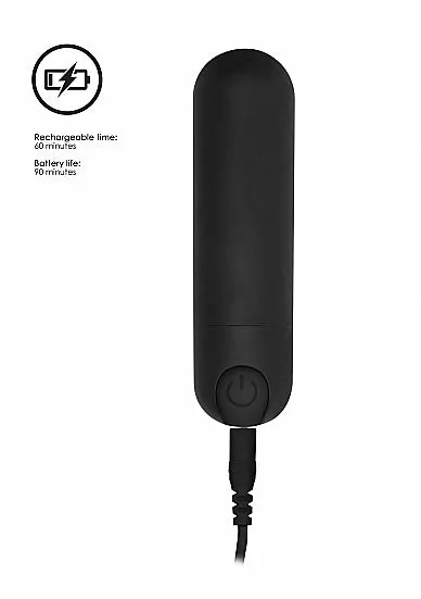 BGT 10 Speed Rechargeable Bullet Black