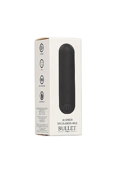 BGT 10 Speed Rechargeable Bullet Black