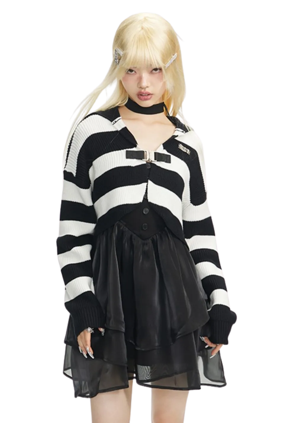 Black & White Striped Shirt