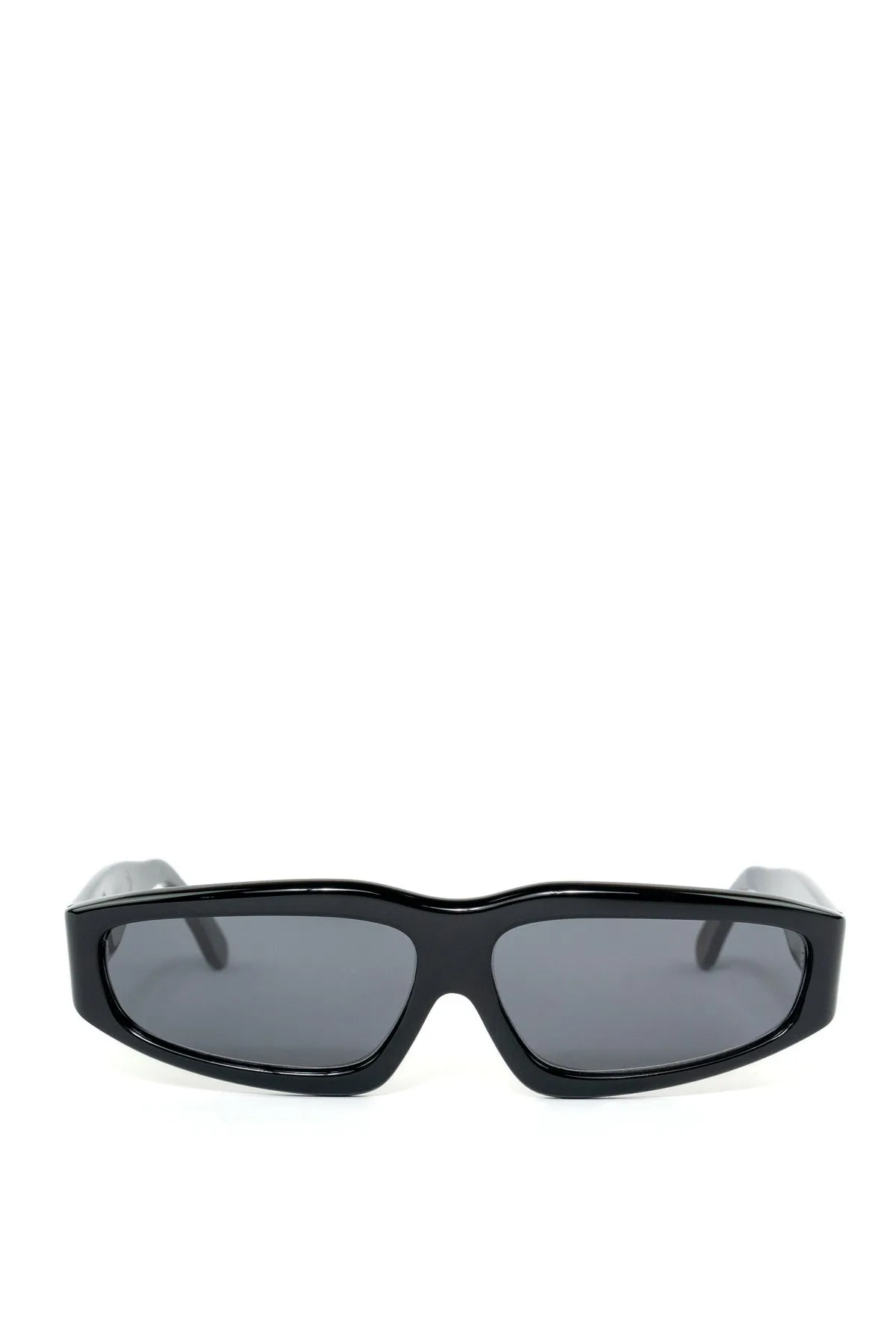 BLACK ANGULAR FRAME SUNGLASSES