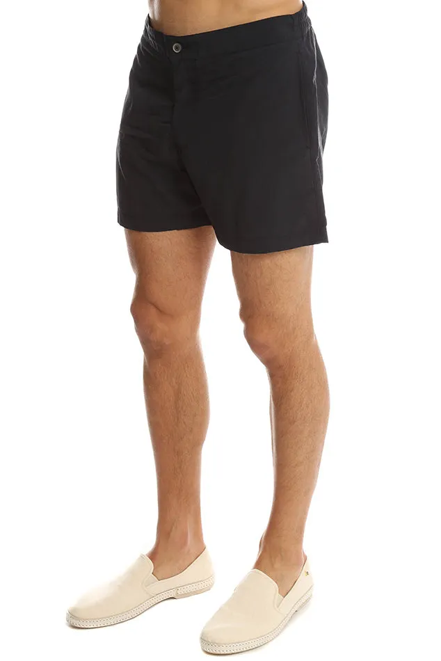 Black Officine Generale Roman Swim Short