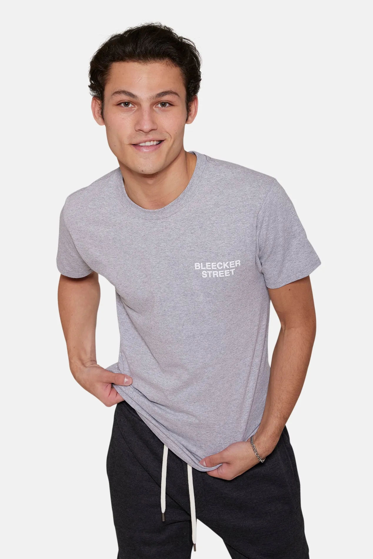 Bleecker Street Tee Heather Grey