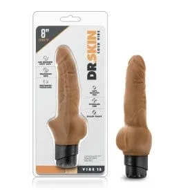 Blush Dr. Skin 8" Cock Vibe #12 Mocha