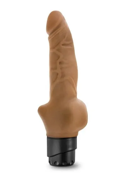 Blush Dr. Skin 8" Cock Vibe #12 Mocha