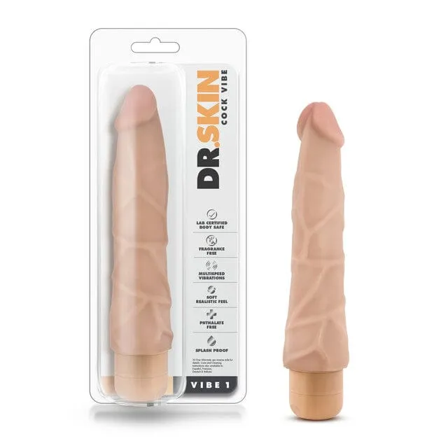 Blush Dr. Skin 9" Cock Vibe #1