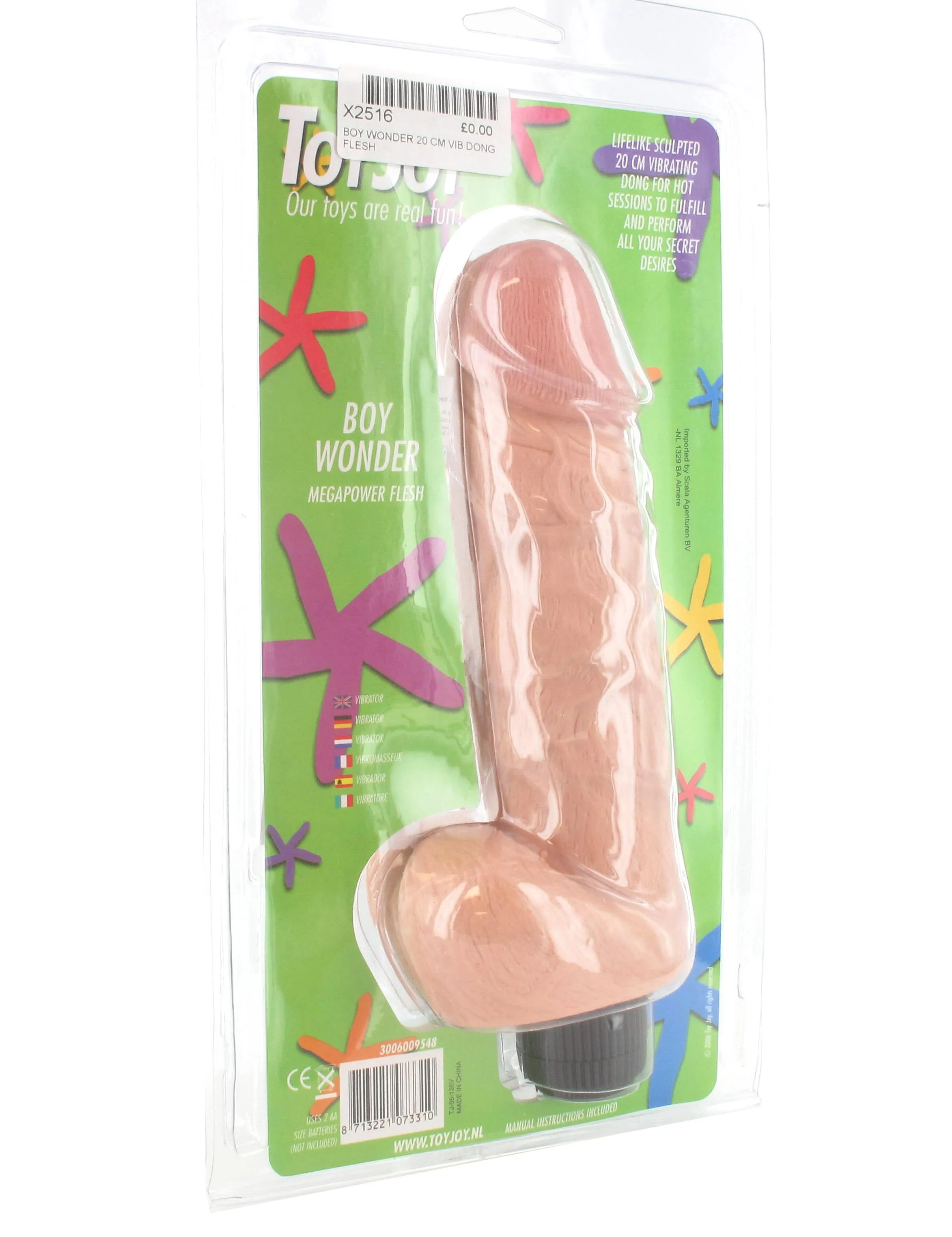 Boy Wonder Realistic Flesh Vibrator