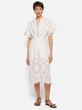 Broderie Kaftan | White