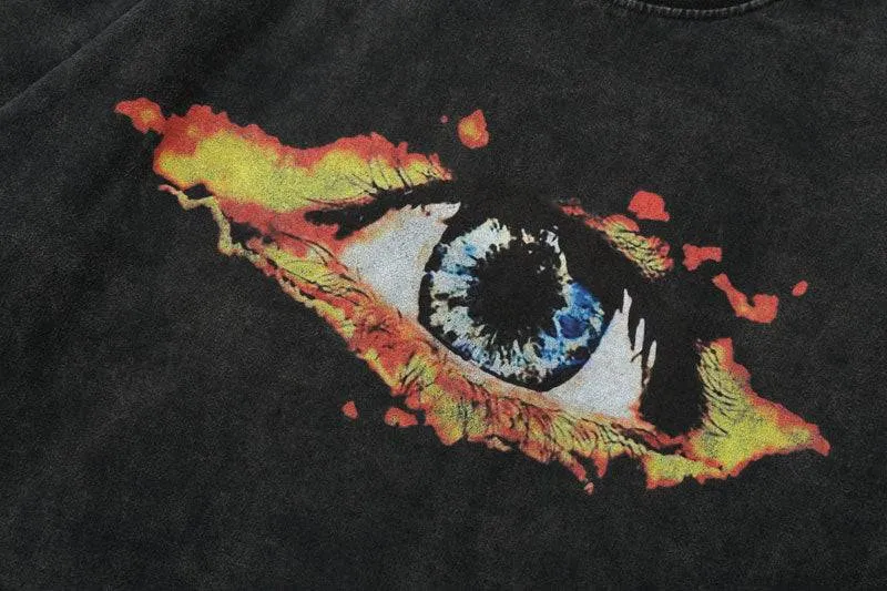 Burning Vision | Vintage Y2K T-Shirt