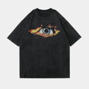 Burning Vision | Vintage Y2K T-Shirt