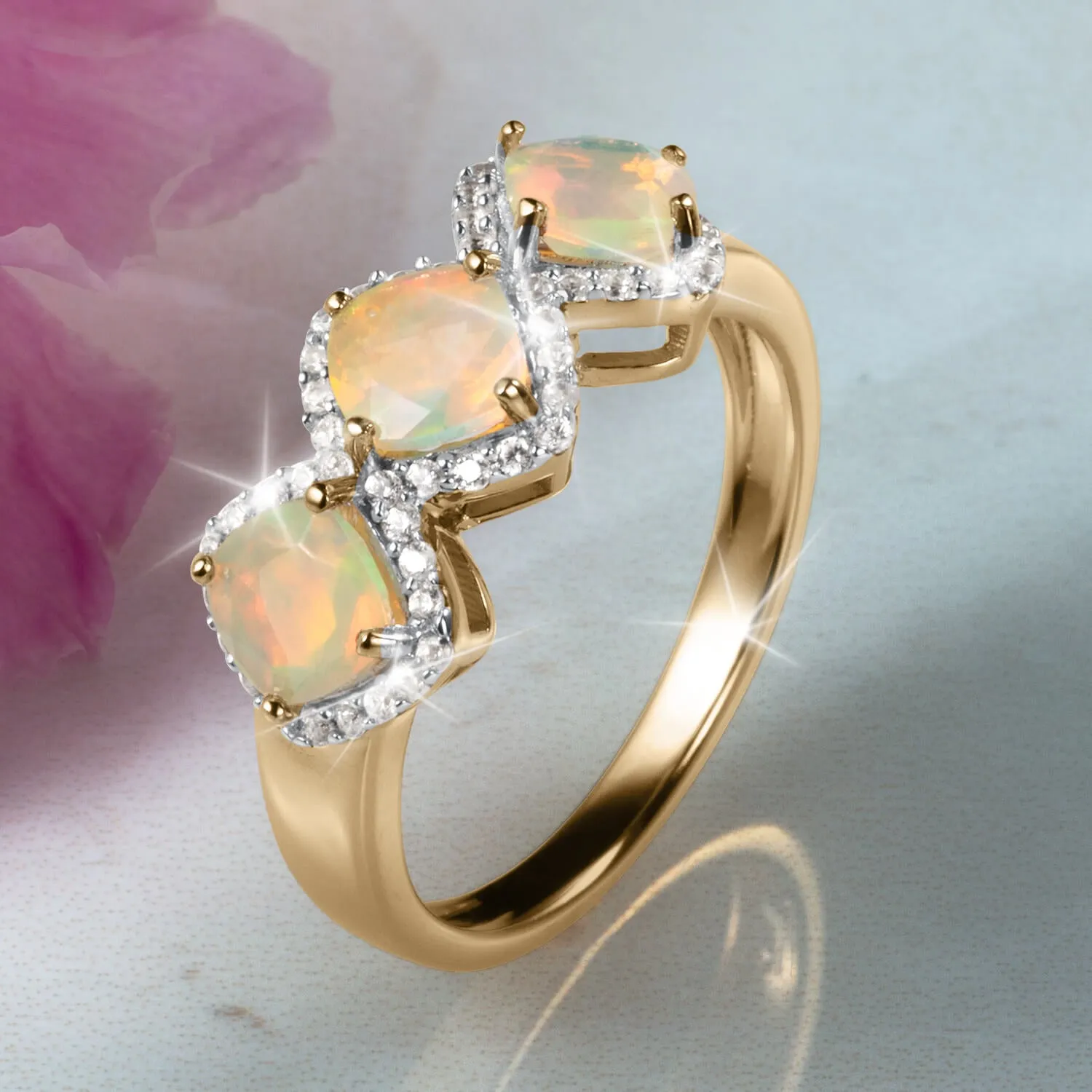 Celestial Opal Ladies Ring