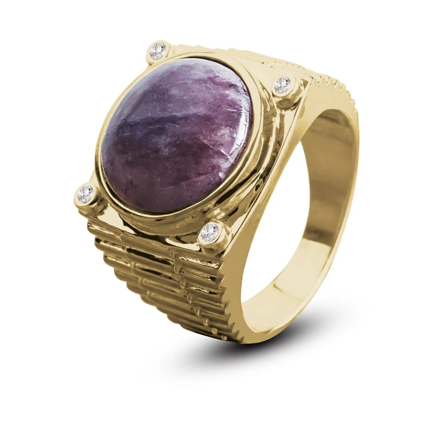 Chicago Charoite Ring