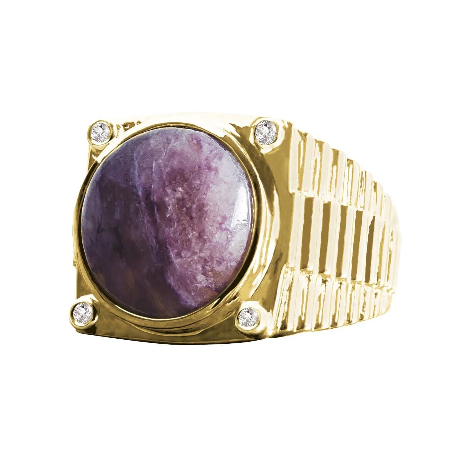 Chicago Charoite Ring