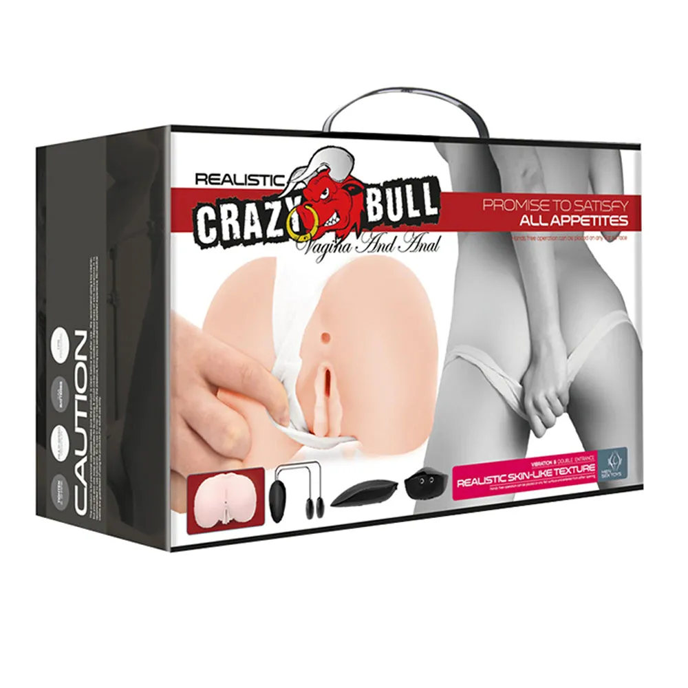 Crazy Bull All Appetites Vibrating Vagina & Anal Masturbator