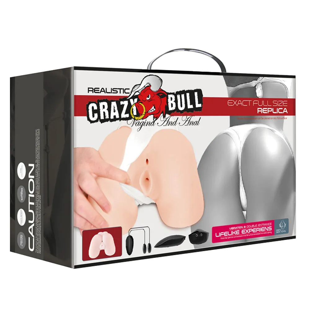 Crazy Bull Exact Vibrating Vagina & Anal Masturbator