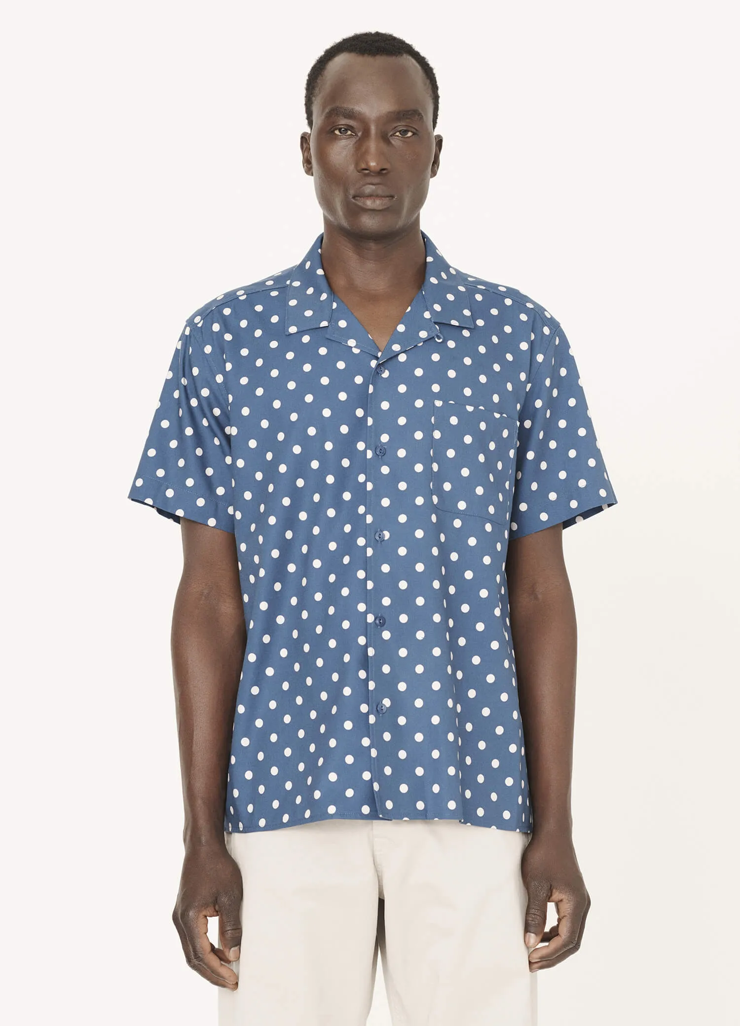 Curtis Cotton Dot Print Shirt