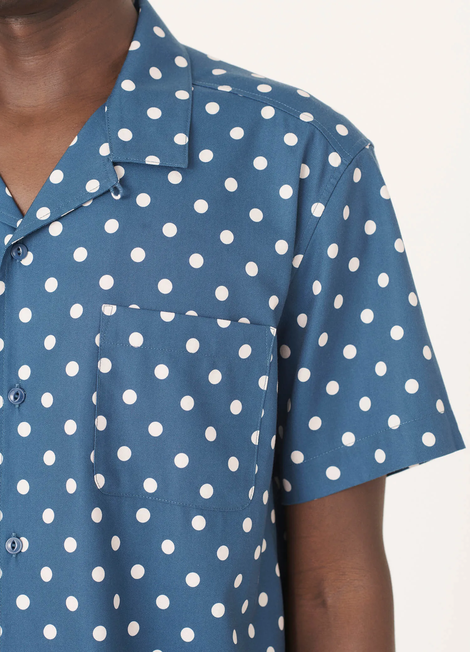 Curtis Cotton Dot Print Shirt