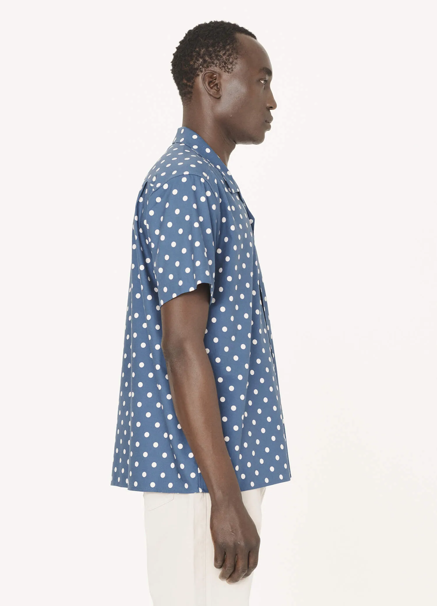 Curtis Cotton Dot Print Shirt