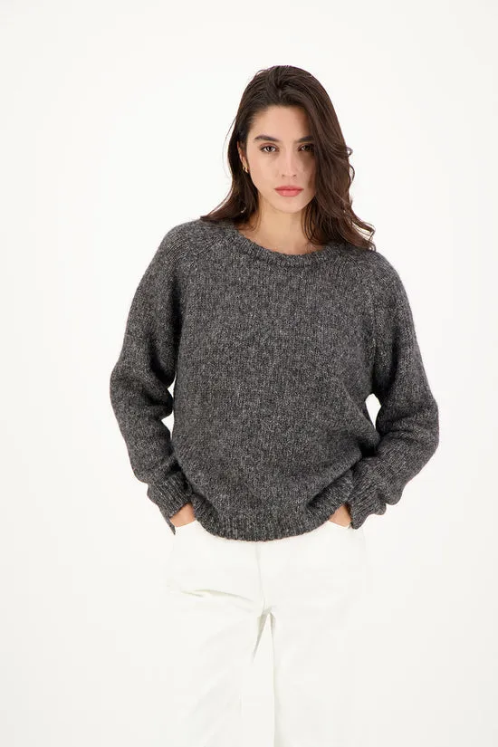 Danae Raglan Sweater Anthracite