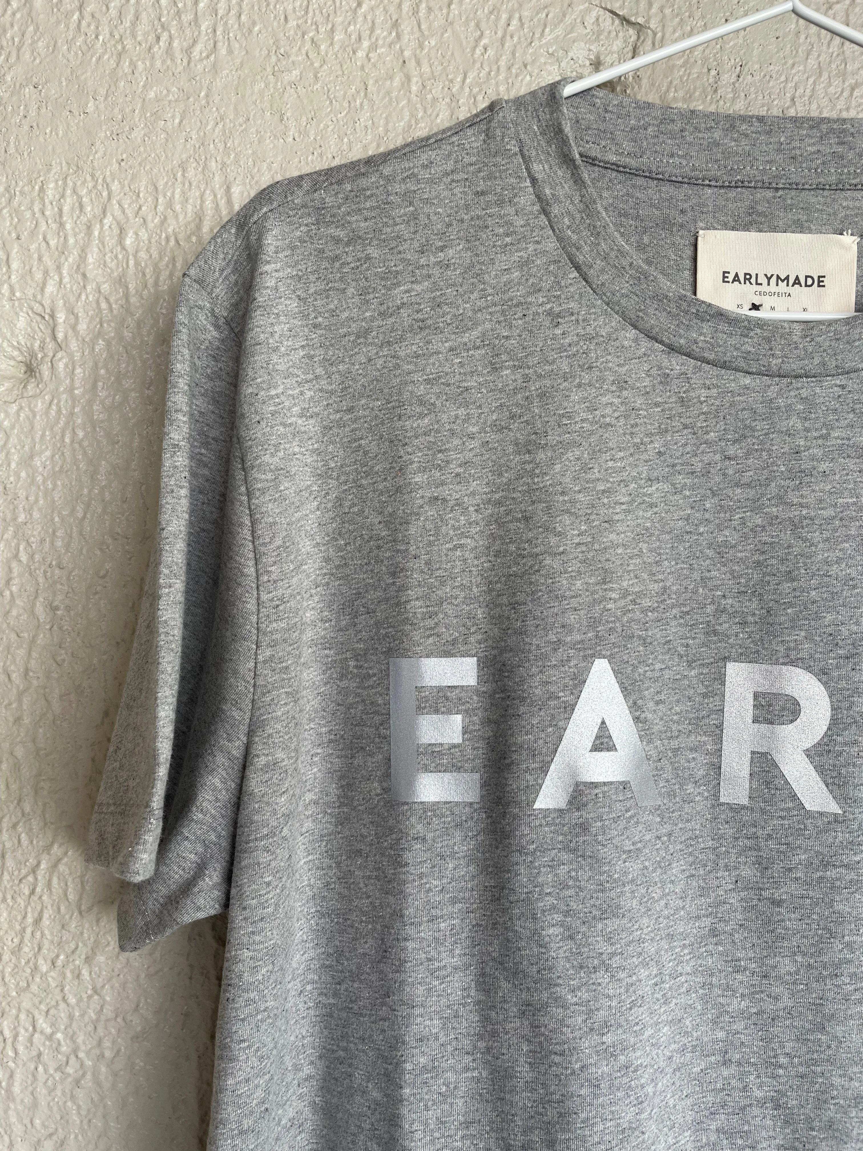 Early Logo Men Tee - Grey/Reflector