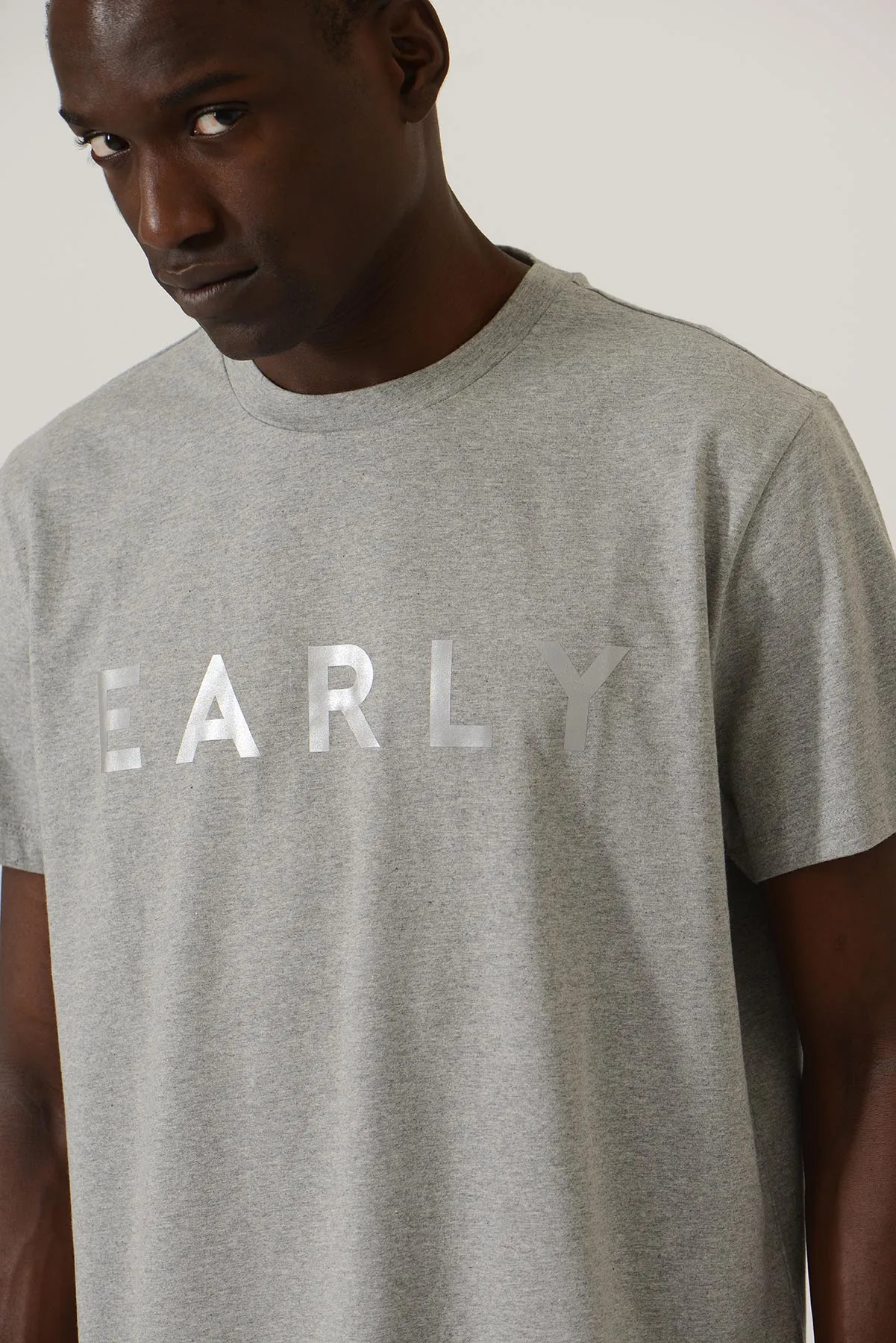 Early Logo Men Tee - Grey/Reflector