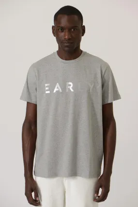 Early Logo Men Tee - Grey/Reflector