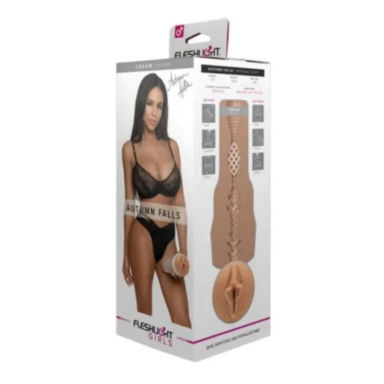 Fleshlight Girls Autumn Falls Cream Textured Male Masturbator