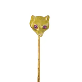 Fox Head Tie Pin