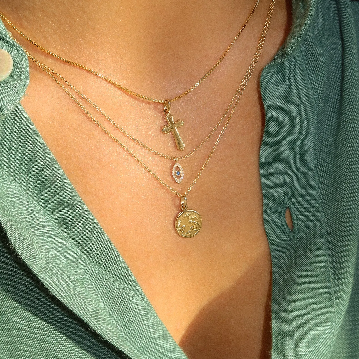 Gold Cross Necklace | Goldfill