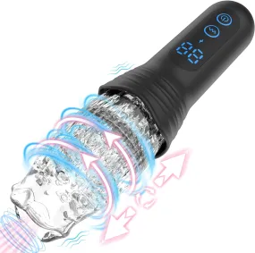 Jayce Automatic Male Masturbator With 9 Thrusting & Rotating & 9 Vibrating Modes - Laphwing