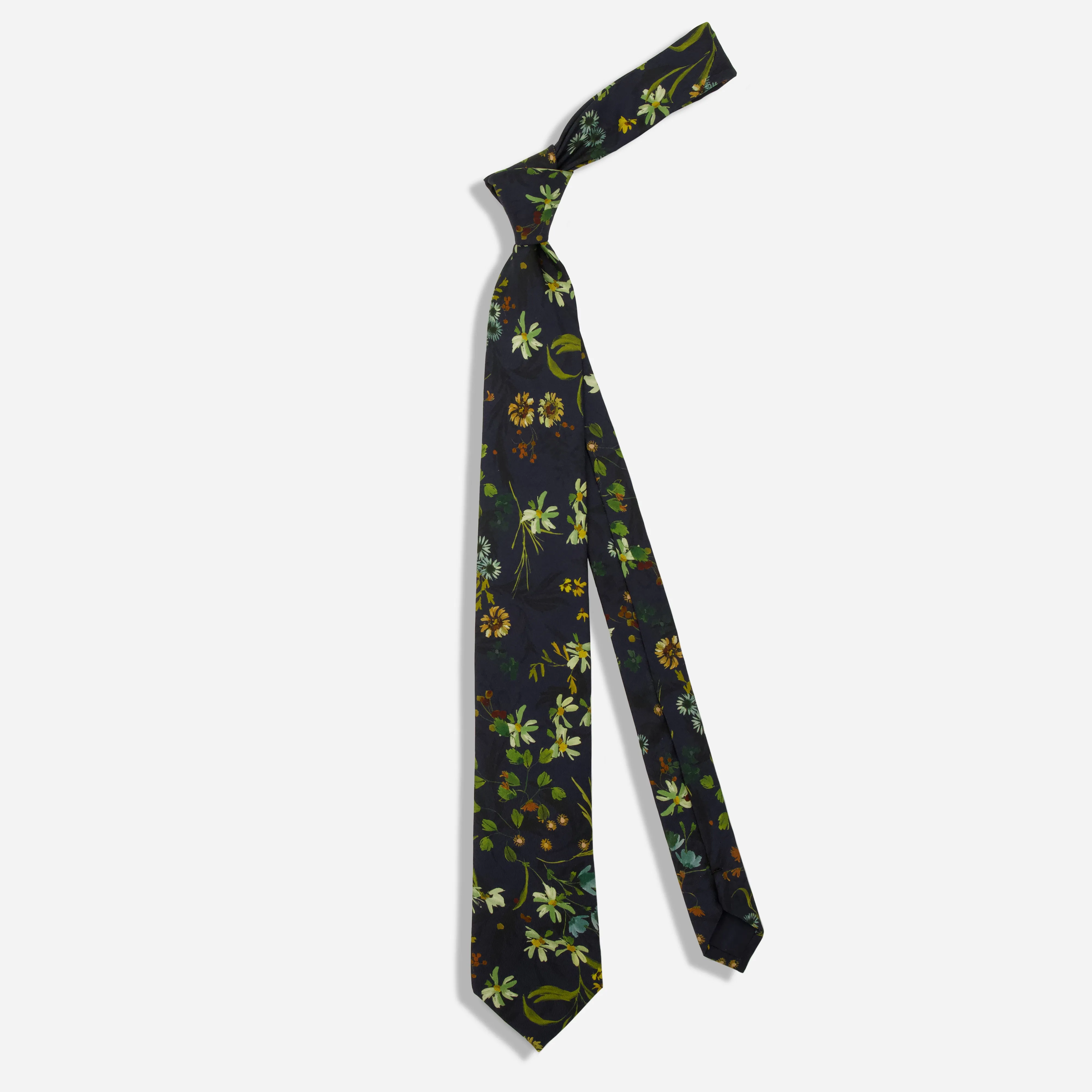 Kelly Ventura x Tie Bar Eden Floral Navy Tie