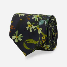 Kelly Ventura x Tie Bar Eden Floral Navy Tie