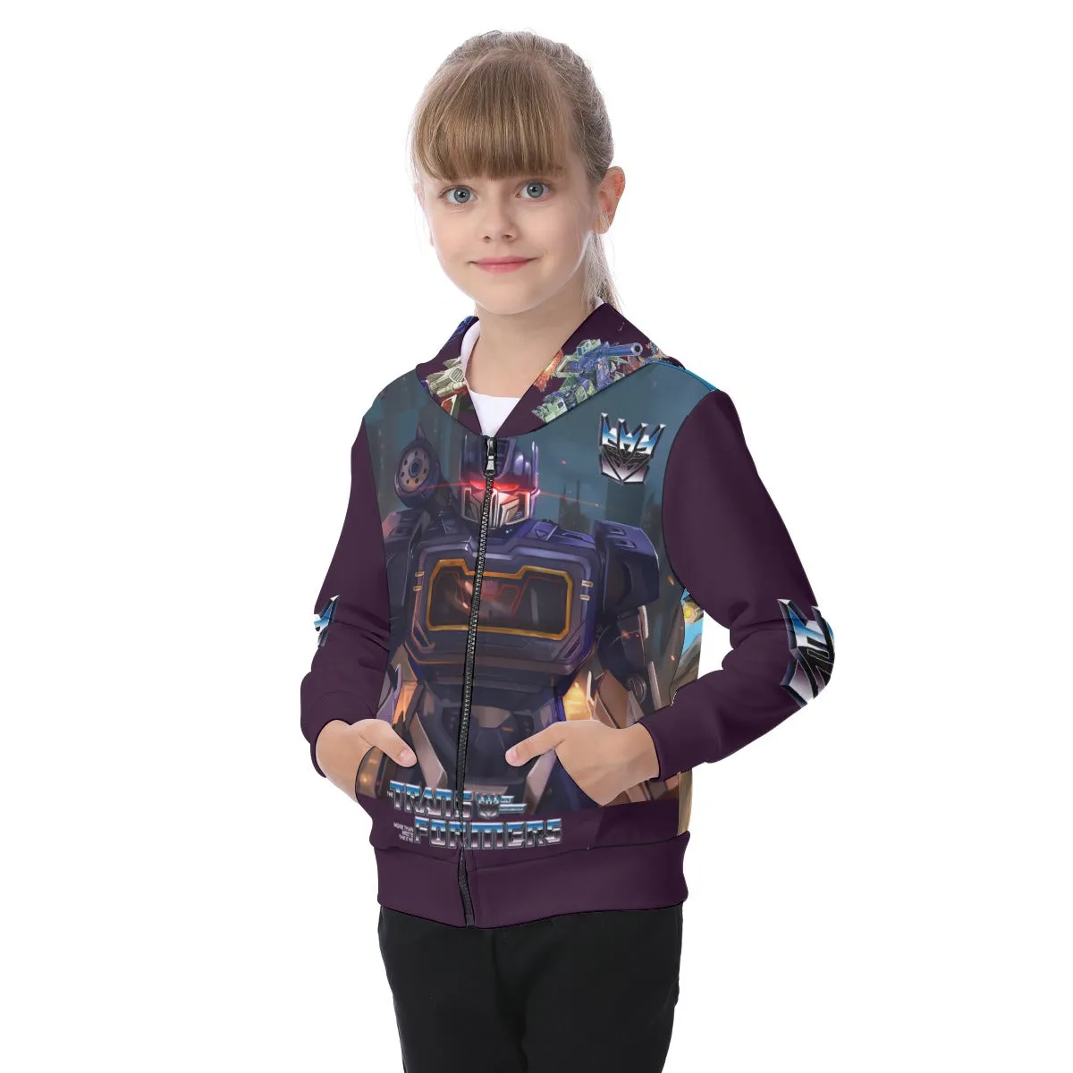 Kids Soundwave Transformers Zip Up Hoodie