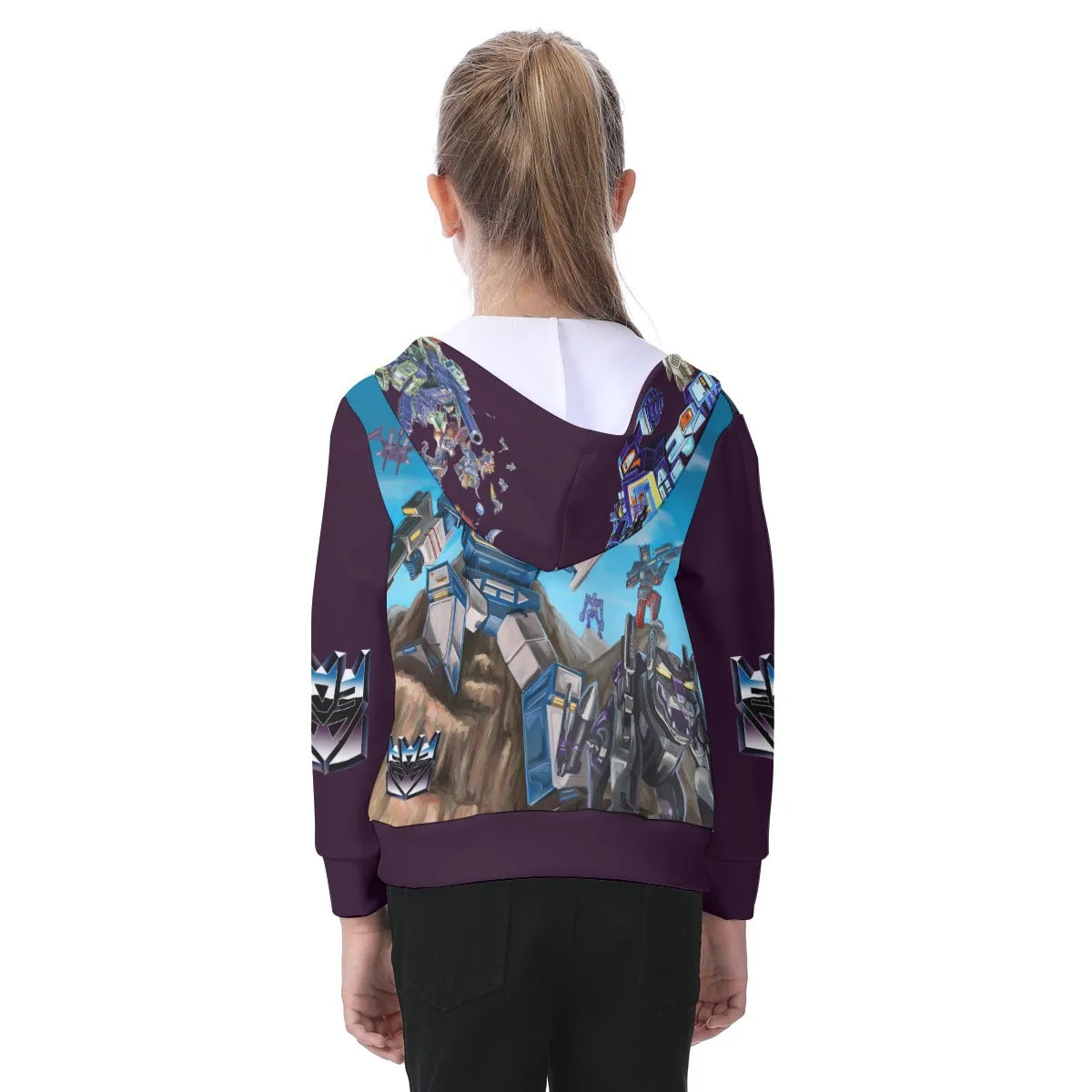 Kids Soundwave Transformers Zip Up Hoodie