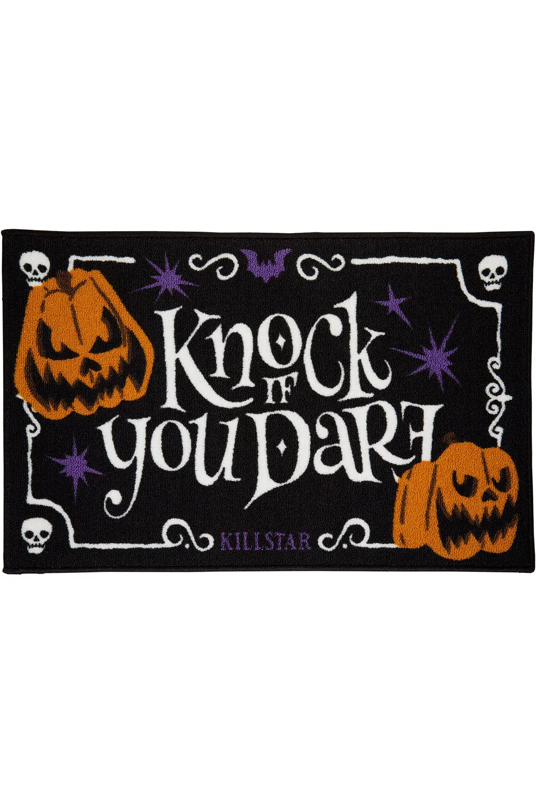 Killstar Knock If You Dare Doormat Halloween Pumpkins