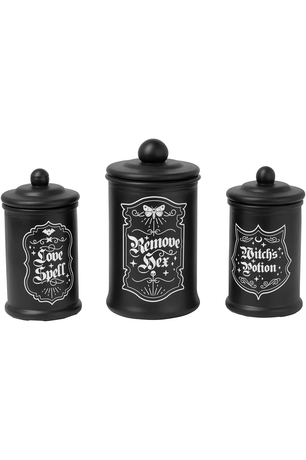 Killstar Witches Jars Set of 3