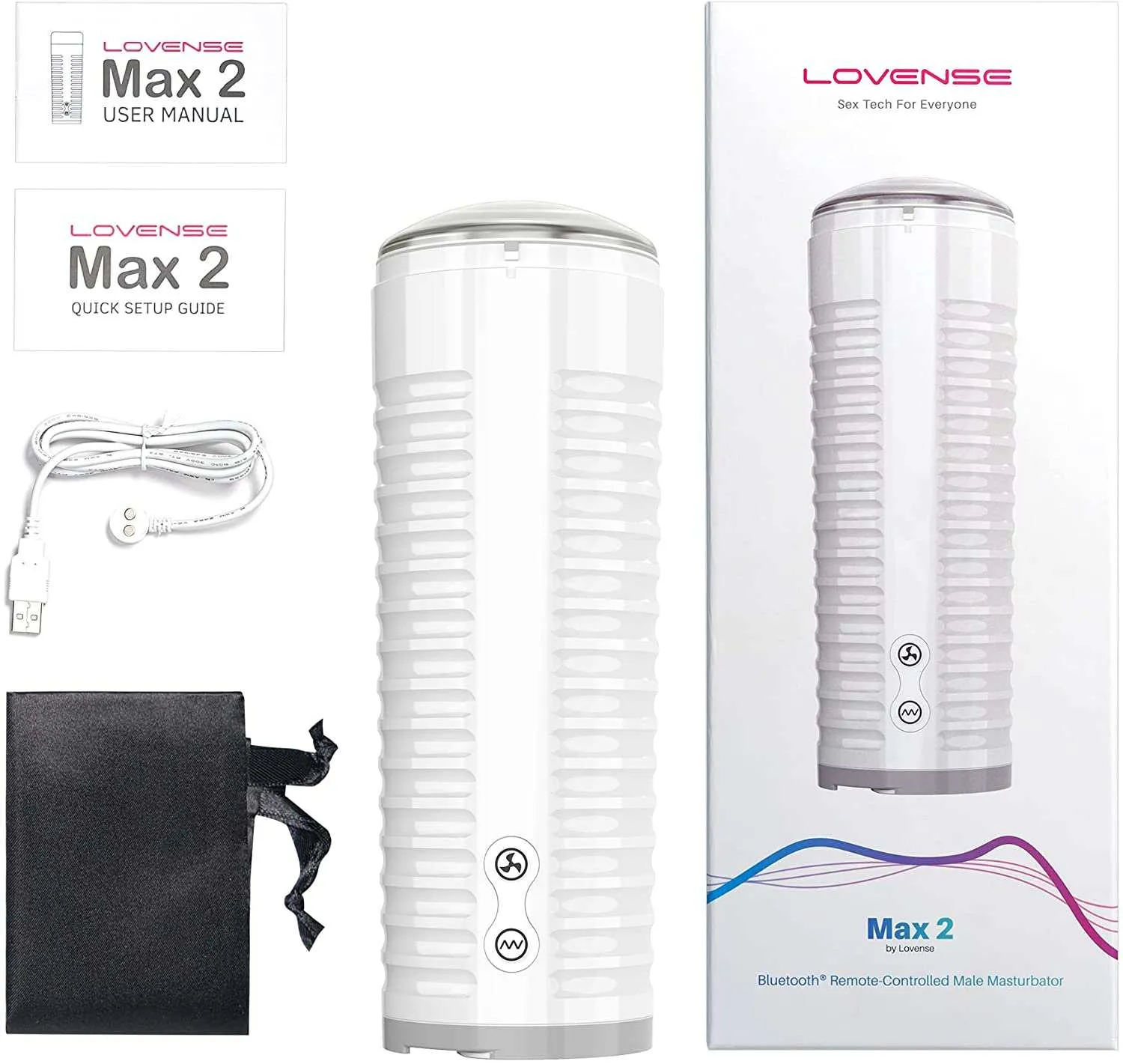 Lovense Max 2 App-Controlled Stroker with Neutral-Shaped Sleeve