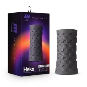 M Elite Platinum By Blush® | Hekx Black Masturbator / Stroker