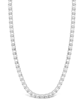 Men's Interlocking Curb Chain Necklace