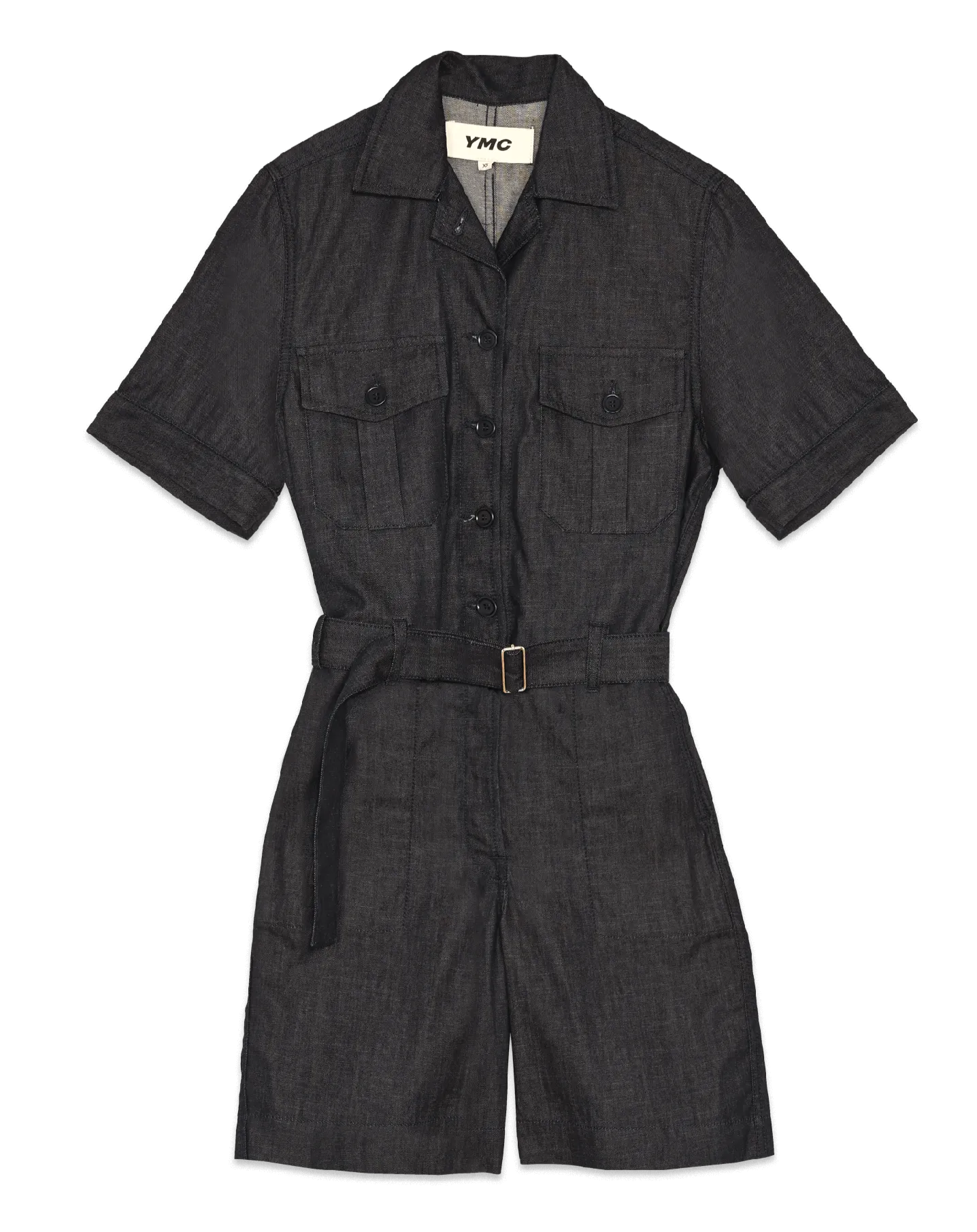 Organic Cotton Denim Playsuit