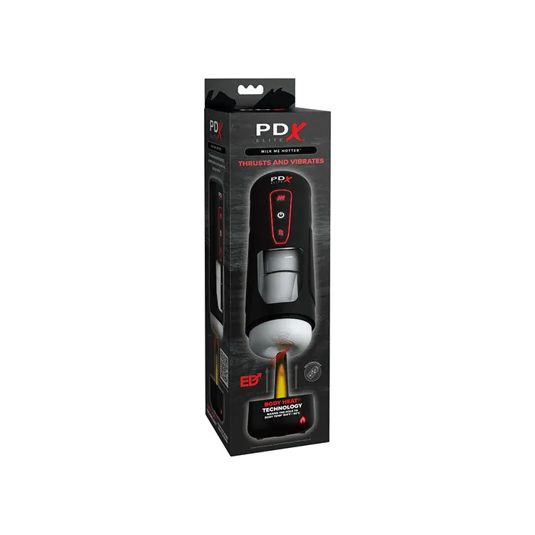 PDX Elite Milk Me Hotter Warming Stroker