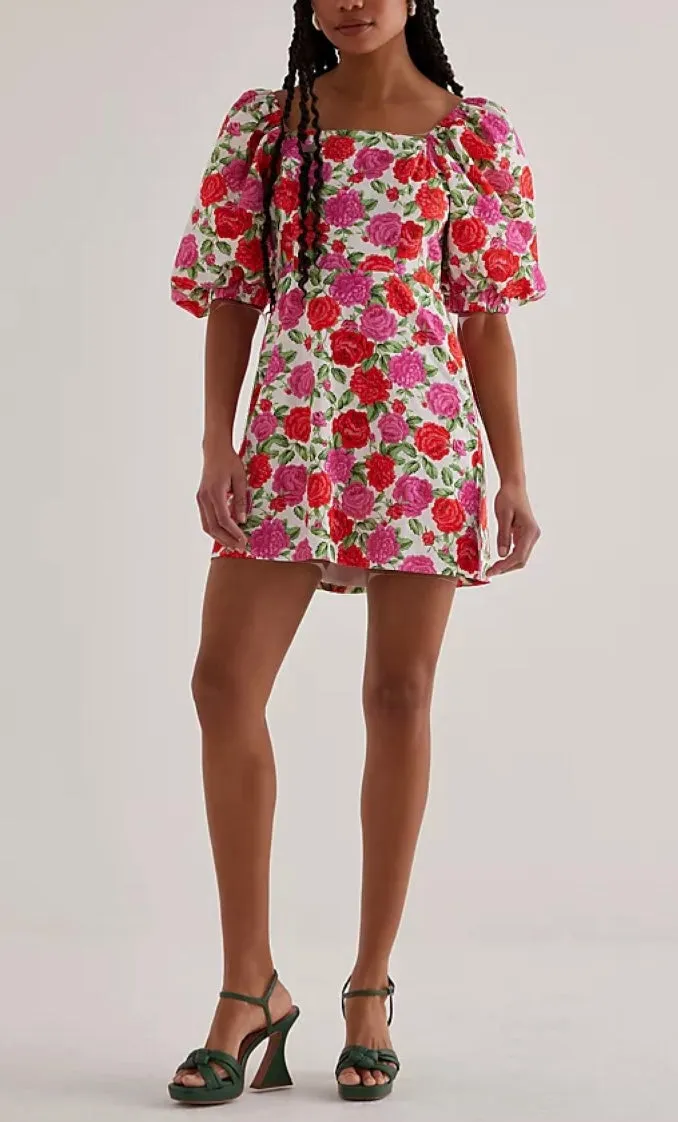 Queens of Archive Gena Floral Mini Dress